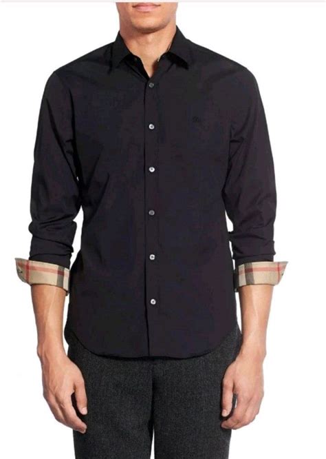 burberry men's button up